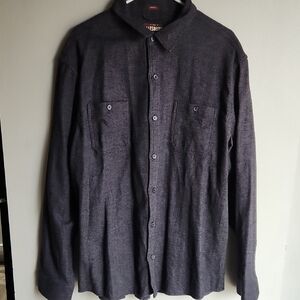 Alesbury Men's Black Casual Button Down Shirt XL NWT